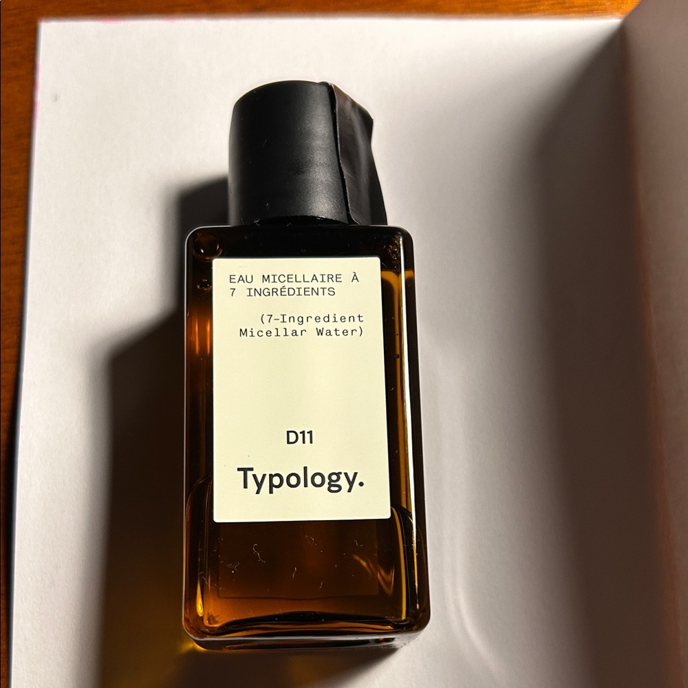 Typology D11 Micellar Water Toner - Black and Brown